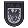 RescPol Rubber Patch Police Brandenburg Camouflage, black/grey