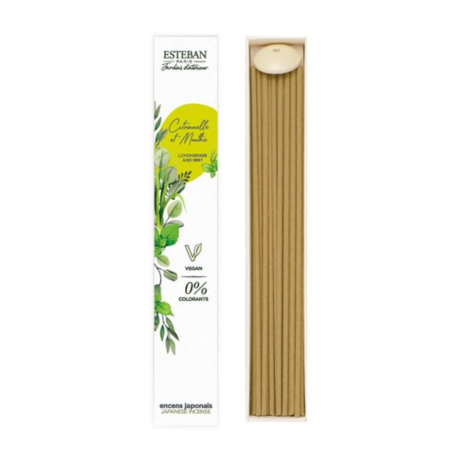 Esteban Interior Garden Lemongrass & Mint Sticks, 40 Sticks