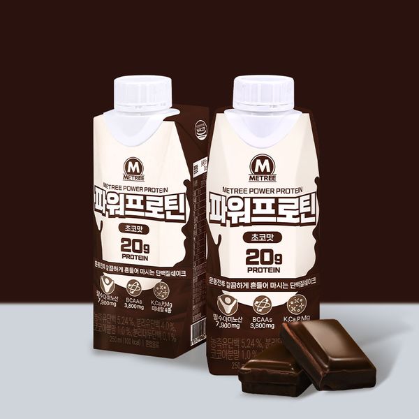 Mitri Power Protein Chocolate Flavor, 18ea, 250ml