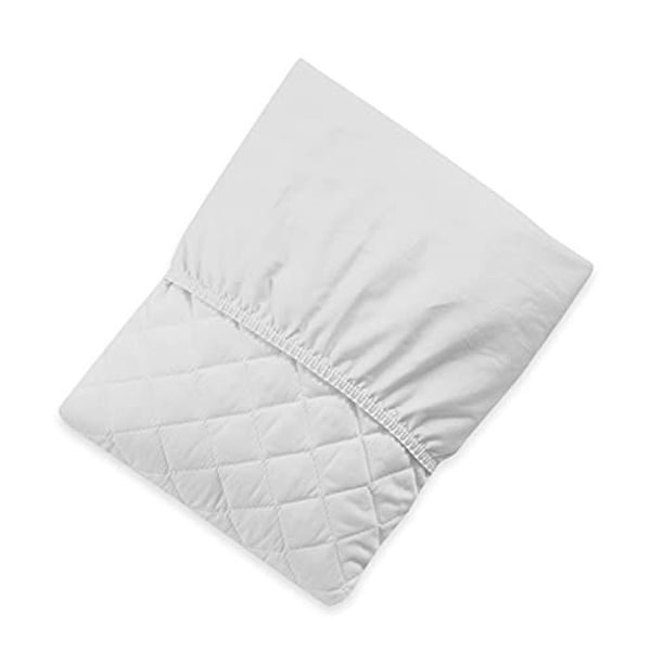 SANDESICA Waterproof Quilted Padded Sheets | 3 in 1 Waterproof Quilted Sheet Baby Comforter Mini Size (60x90cm) 100% Cotton