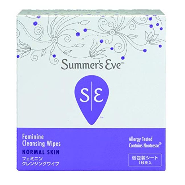 Summer's Eve Feminine Cleansing Wipes, Normal Skin (16 Sheets)