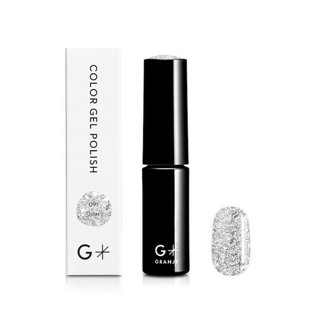 GRANJE Gel Nail Color (091 Galaxy) | Color Gel Polish Silver Lamé Made in Japan Easy Self Gel Nail Domestic Cosmetics &lt;GRANJE Official&gt;