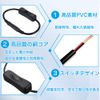 DC Power Inline Cable, DC Cable with On/Off Switch, DC Power Adapter Extension Cable, DC Power Inline Switch Cable 5.5 x 2.1mm Extension Cable for LED Strip, 2 Pcs Black