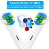 Schallcare Replacement Brush Heads Compatible with Braun Oral b Electric Toothbrush - Floss Toothbrush Head for Oral B Pro 1000 Genius Smart Series (12 Pack)