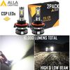 Alla Lighting H13NHP/BP2 Headlight Bulb High Low Beam,W/ Adjustable Beam Pattern