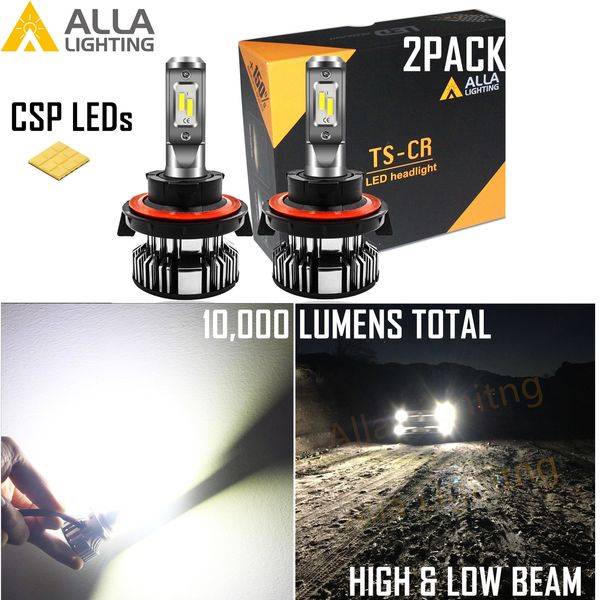 Alla Lighting H13NHP/BP2 Headlight Bulb High Low Beam,W/ Adjustable Beam Pattern
