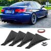 Rear Bumper Diffuser Lip Splitter Shark 4-Fins Spoiler For E90 E92 E93 330i 335i