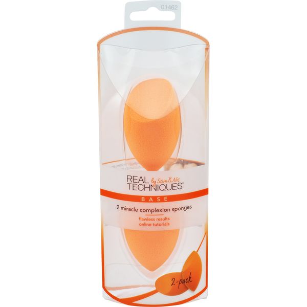 Miracle Complexion Sponge Duo - 1462 by Real Techniques for Women - 2 Pc Sponge