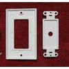 (10) White Wall Plate Decora insert -fan speed, dimmer, Impedance Match Volume