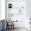 Dimoon White and Gray Leaf Wallpaper 236inch