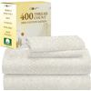 Queen Sheet Set Paisley - 400 Thread Count 100% Cotton Sateen, Queen Size Sheets