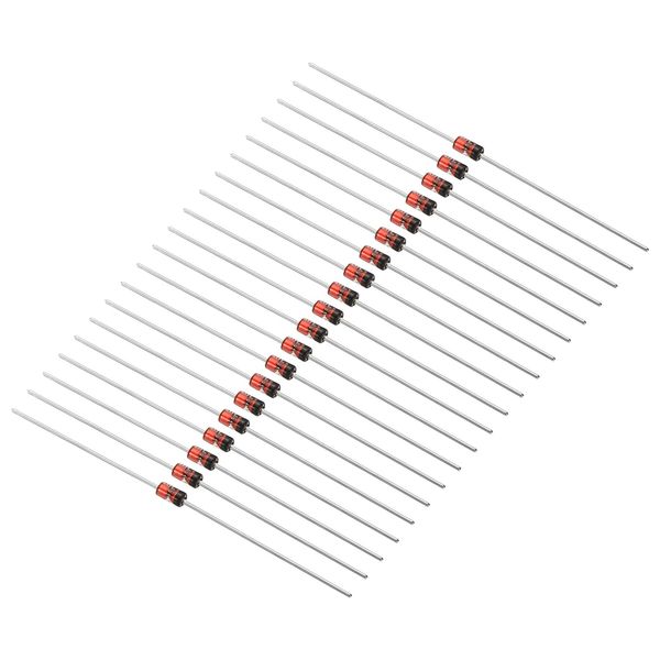 PATIKIL Zener Diodes 20 Pcs 1W Zener Diodes Assortment 9.1V DO-41 for Production Experiments