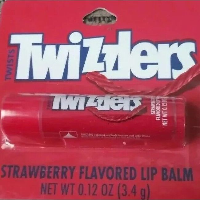 Twizzlers Strawberry Flavored Lip Balm lot of 3