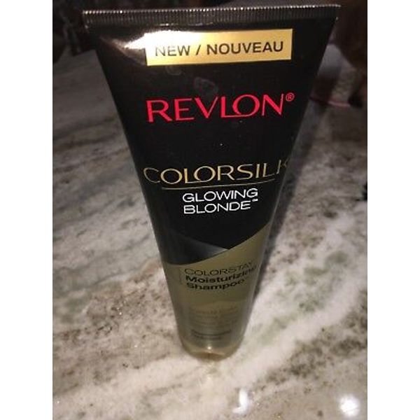 REVLON COLORSILK Moisturizing Shampoo GLOWING BLONDE 8.45oz NEW