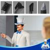 MR.SIGA Crevice Cleaner Brush Set (Pack of 3)