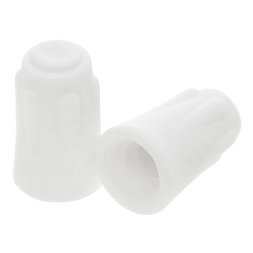 Yocimango Ceramic Wiring Cap Wire Nuts Ceramics Wire Nut High Temperature Porcelain Wire Connector Ceramic Twist Cap 22-10AWG for High Temperature Maintenance 24PCS