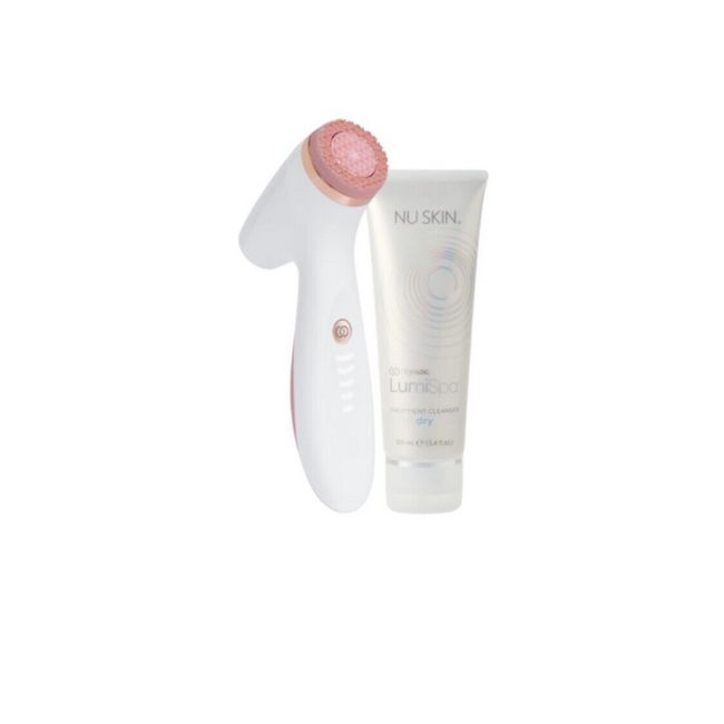 NuSkin ageLOC LumiSpa iO Rose Gold Facial Device with Normal Cleanser Nu Skin