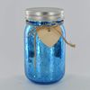 Prezents.com LED Firefly Jar Lantern Blue String Lights Indoor Battery Powered Home Decor H13.5cm