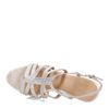 Naturalizer Womens Baylor Sandal, Silver, 9 US
