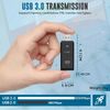 Gizmo Gear USB 3.0 Card Reader,High-speed SD/Micro SD Card Reader Memory Card Adapter-Supports SD/TF/SDHC/SDXC/MMC-Compatible with Windows,OS
