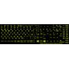 Glowing Fluorescent Spanish - English Keyboard Sticker