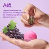 ANAiRUi 2-in-1 Lip Care Set, Bakuchiol & Grape Natural Cosmetics Lip Mask for the Night, Sugar Lip Scrub with Exfoliation, Lip Balm Mask and Lip Sugar Exfoliating Set for Repairs Lips