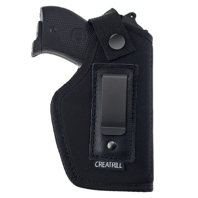CREATRILL Inside The Waistband Holster | Size 1 Fits S&W Bodyguard, Ruger LCP, Kel Tec P3AT, Kahr P380, NAA Guardian, and Most .380 & Similar Pistols | Gun Concealed Carry IWB Holster