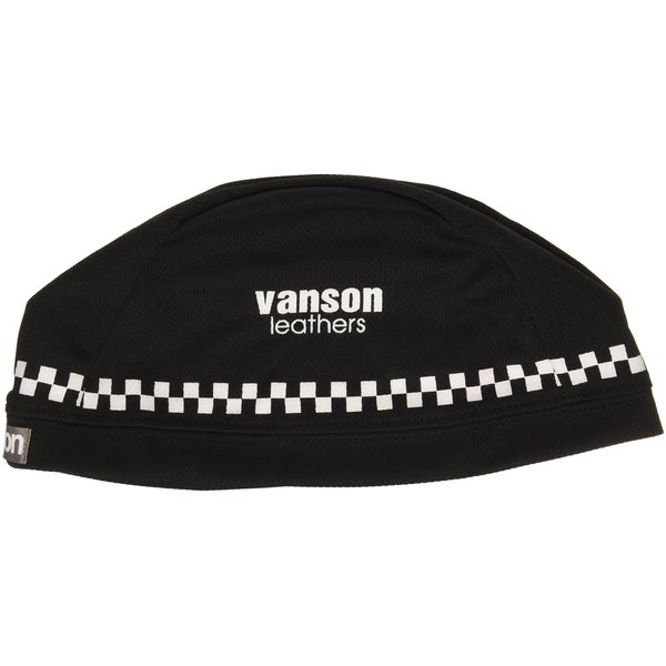 VANSON VS13607N Helmet Inner Cap, Black/White, Free