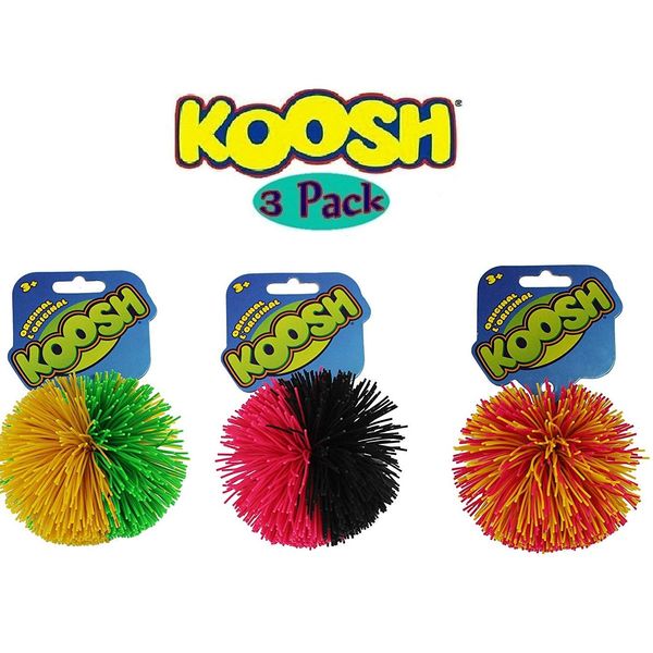 Koosh - Set of 3 Original Koosh Balls by Basic Fun