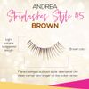 Andrea False Lashes Style 45 - Brown 4 pairs