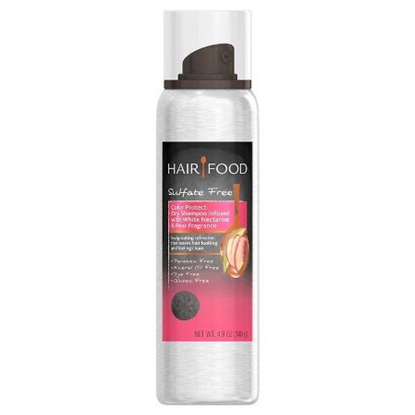 Hair Food Color Protect Dry Shampoo Infused with White Nectarine & Pear Fragrance 4.9 oz