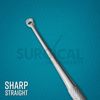 5 Buck Ear Curette Kit Surgical Veterinary Instruments Straight Set German Grade