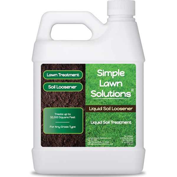 Soil Loosener-Soil Conditioner-Use Alone or with Aerators-Simple Lawn Solutions