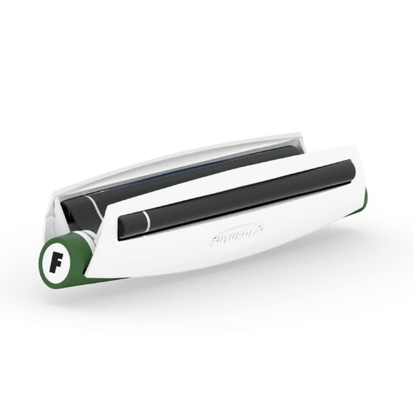 Futurola King Size Cone Roller for Precise Rolling - Effortlessly Roll Perfect Cones Every Time with Cone Rolling Machine for Rolling Papers (White Emerald)