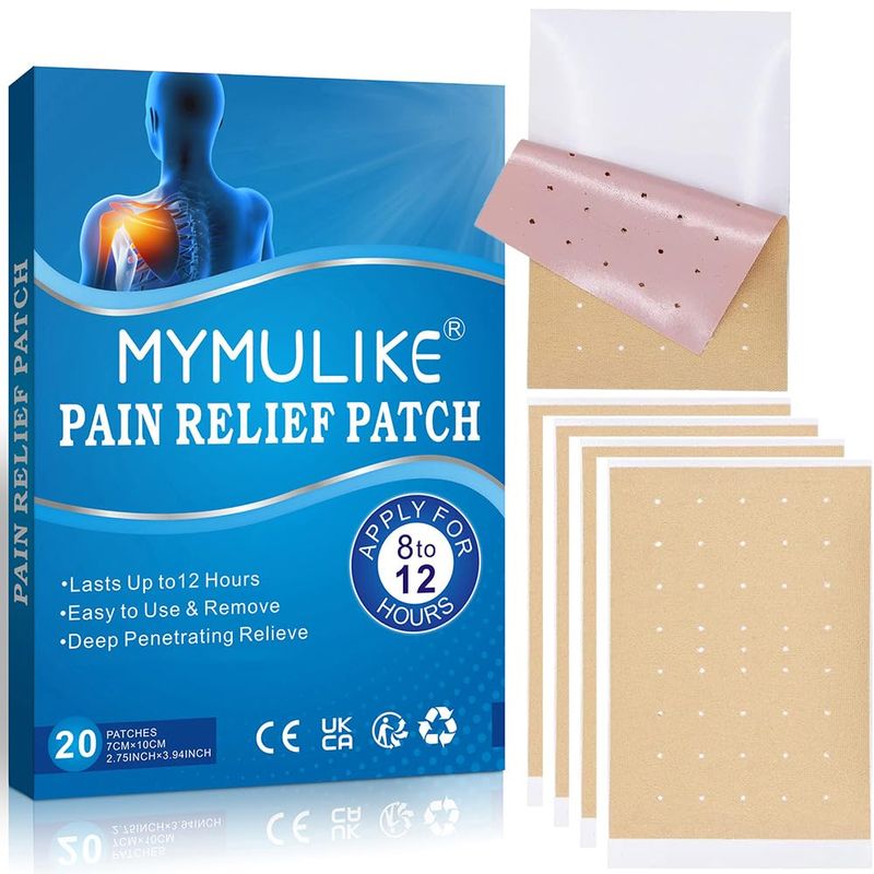 20Pcs Pain Relief Patches, Heat Patches for Pain Relief Fast-Acting ...