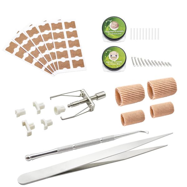 Moorovgi Ingrown Toenail Treatment Kit,Ingrown Toenail Tool Kit,Ingrown Toenail Removal Kit,Ingrown Nail Removal Kit for Outgrow for Ingrown Toenails