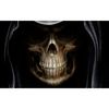 CafePress Grim Reaper Oval Car Bumper Sticker