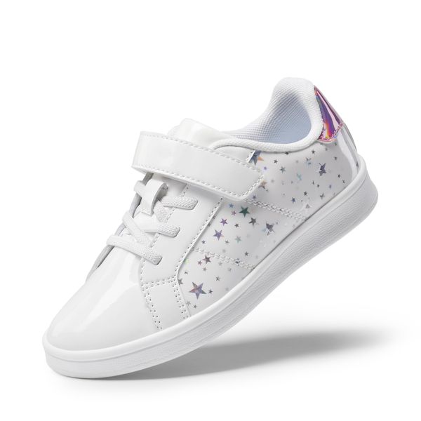 DREAM PAIRS Girls&Boys Sneakers Toddler Little Kids Tennis School Walking Shoes White Size 13 Little Kid SDFS2210K