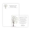 Alternative guest book | Fingerprint tree (A3-42x30cm, Print & Standard Frame)