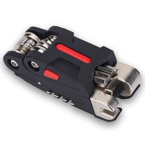 fahrrad multitool,Fahrrad Multifunktionswerkzeug, Multitool Fahrrad, Fahrradreparaturwerkzeug, 16 in 1 Fahrrad Mountainbike Multifunktionsreparatur-Wartungswerkzeug-Set-Kit