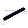PARSA Beauty Flair Rubber, Soft Touch Toothbrush Case, Modern Design, Black, Polystyrene, Durable Toothbrush Case, Hygienic Toothbrush Box, Compact, Travel Case