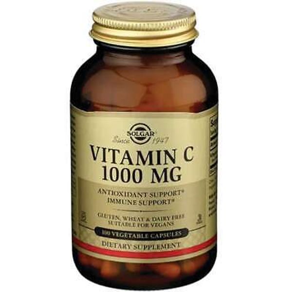 Solgar Vitamin C 1,000 mg 100 Veg Caps