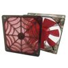 Evercool Spider Filter Red Blade 80mm Fan & Filter