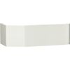 Baseboard Heat Cover Splice Plate Rust Resistant Composite Material Snaps Over