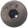 1-64 x 1/8" Flat Head Socket Cap Screws, Allen Socket Drive, Alloy Steel, Full Thread, Black Oxide, Machine Thread, Quantity 25