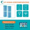 Hurricane 4 Pack HF4H949-01M Elite Aseptic Pool Spa Filter Cartridge Replacement