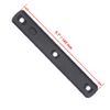 TuFok Picatinny Rail Section - Thin 0.27in Height Rail Attachment Adapter Mount Alumimun 13-Slot Black