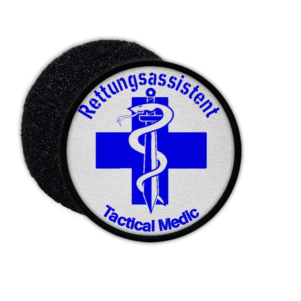 Copytec Patch Rescue Assistant Tactical Paramedic Police Blue Line Medical #33287