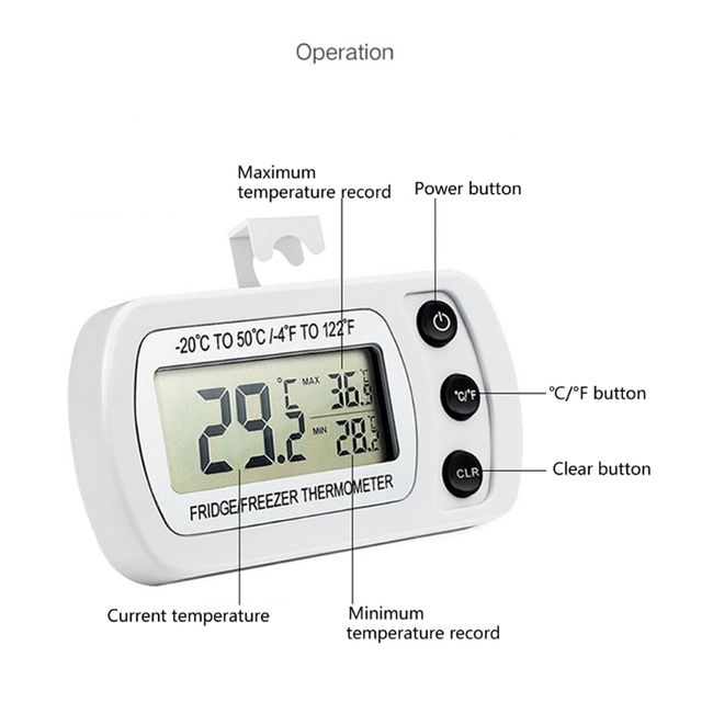 Indoor Outdoor Window Thermometer No Battery Required Transparent Dial  Weather Thermometer Accurate Readings for Home - AliExpress
