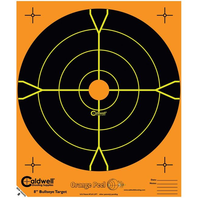 Caldwell Orange Peel Splatter Target 8", 25 pack